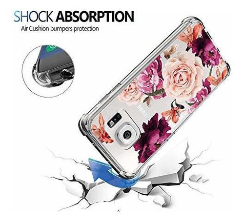 Estuche Para Galaxy S7 Edge Niña Dama Transparente Diseño Dm