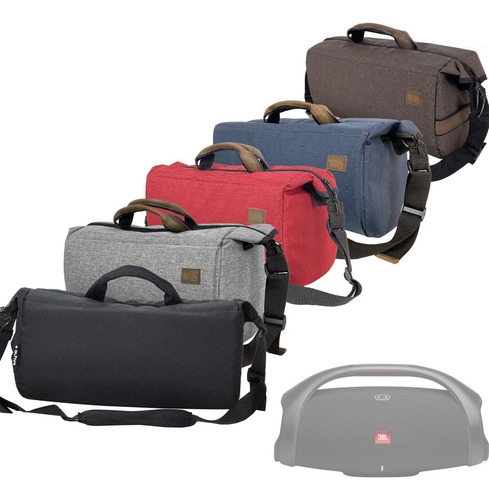 Bolsa Bag Para Caixa De Som Boombox 1 E 2 - Cinza