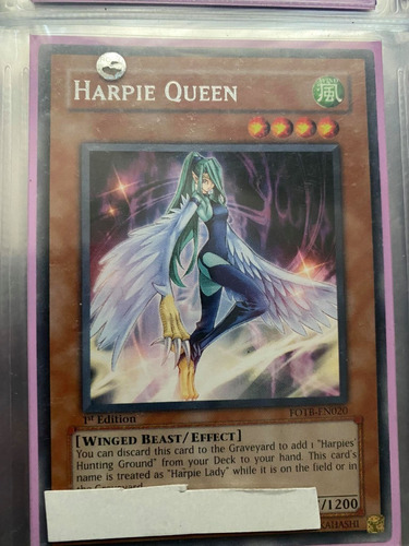 Yugioh Harpie Queen Rare