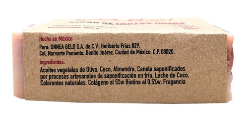 Imagen 4 de 5 de Jabón Frutos Rojos Con Colágeno Y Vitamina H 100 Gr Bam Boo!