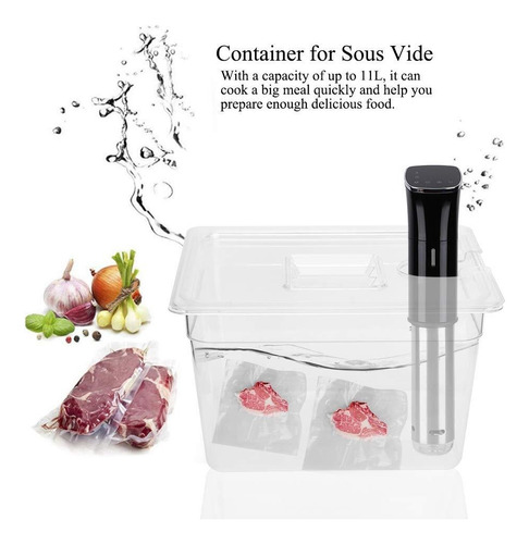 Xs Para Recipiente Sous Vide Com Jarro Circulador Baixa
