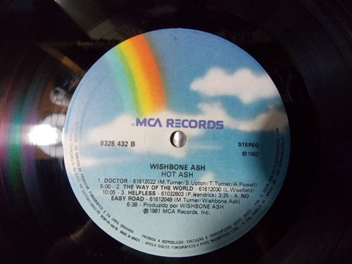 Wishbone Ash Live 1982 Lp Nac Savoy Spooky Camel Budgie Tull (Usado)