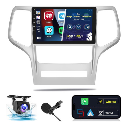 Estéreo De Coche Android Para Jeep Grand Cherokee Bt 10-2013