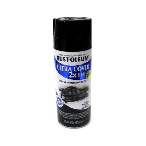 Pintura Spray Aerosol Rust-oleum Negro Brillante 430ml