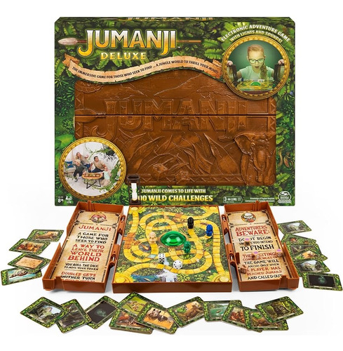 Juego de mesa Jumanji Deluxe Con Luces Y Sonidos Games Spin Master Español