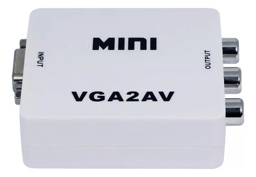Convertidor De Adaptador Vga A Av