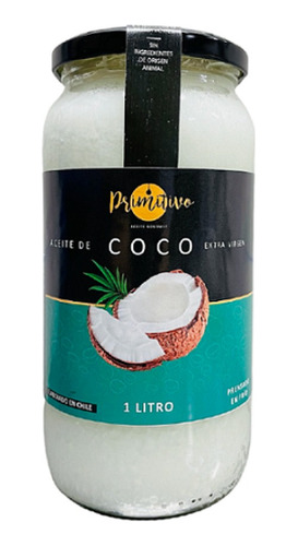 Aceite De Coco 1 Litro. 100% Natural. Envíos Flex