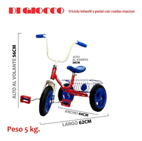 Triciclo Katib Lujo 575 azul