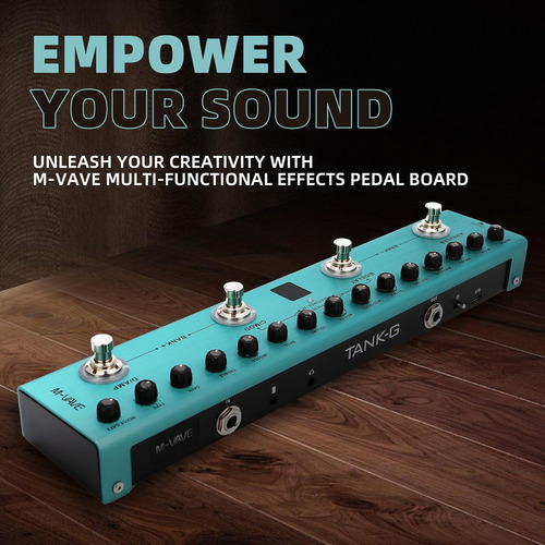 Pedal De Guitarra Multiefectos - Guitarra Eléctrica Digital