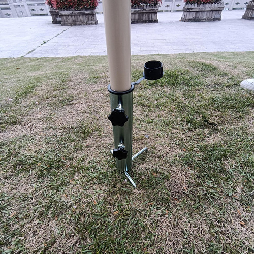 Paragüero Resistente Sombrilla Portátil Ancla Para Césped