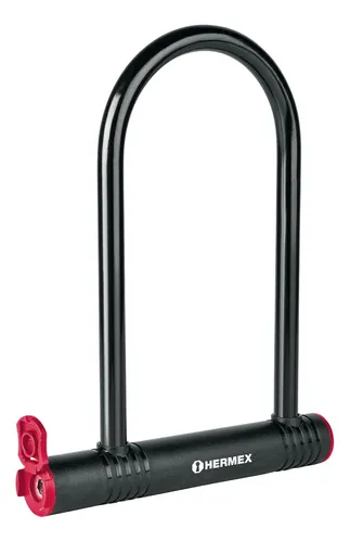 Candado Bicicleta Rígido Tipo U De 12 Mm, Hermex