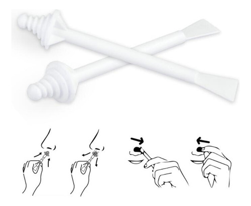2 Palos De Cera Para La Nariz Removedor De Vello Para 50 Pcs