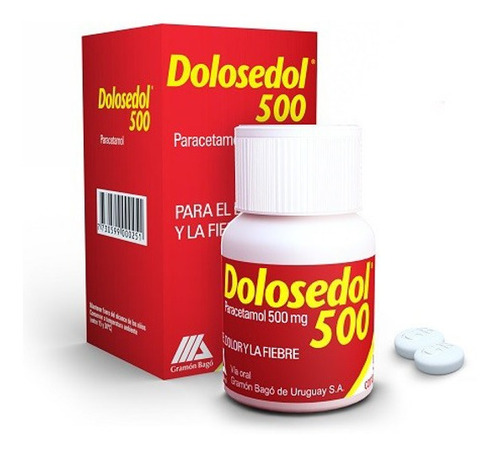 Dolosedol® 500mg X 50 Comprimidos - Paracetamol