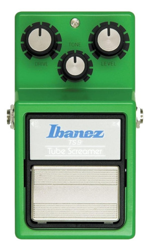 Imagem 1 de 3 de Pedal de efeito para instrumento de cordas Ibanez Tube Screamer TS9  verde