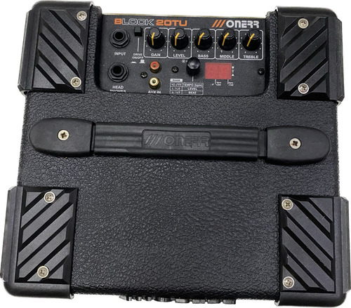 Amplificador Onerr Block 20tu Guitarra C/ Afinador Metrônomo