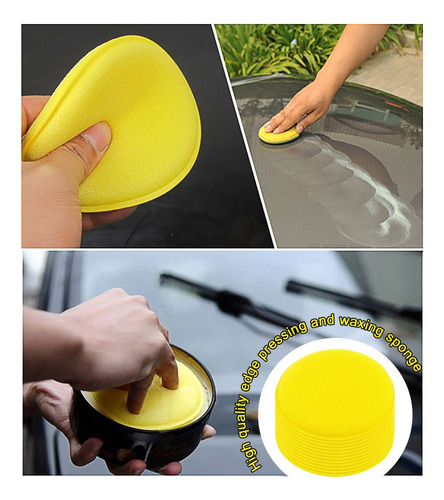 Almohadilla Pulidora De Coches, Aplicadora De Cera, Kit De E