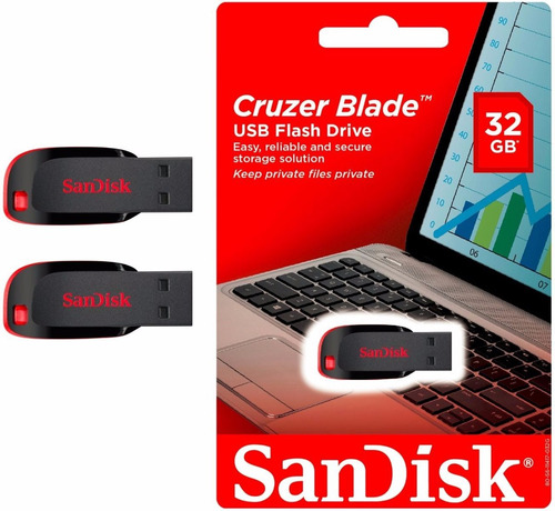 Imagen 5 de 6 de Pendrive Sandisk 32gb Totalmente Original Garantia