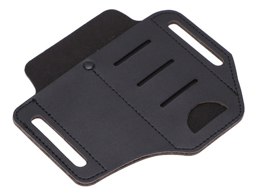 Funda De Cuero Para Cuchillo Pluma Linterna Edc Organizador