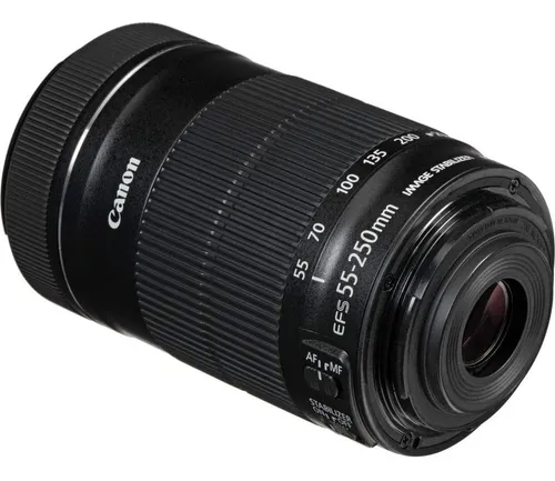 Canon EF-S 55-250mm F4-5.6 IS STM◆6863 Lente Canon EF-S 55-250mm f/4-5.6 IS STM - Lentes - Magazine Luiza
