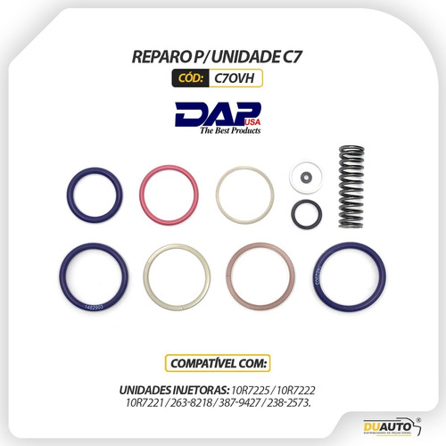 Reparo Unidade Injetora 10r7225 10r7222 10r7221 - C7ovh