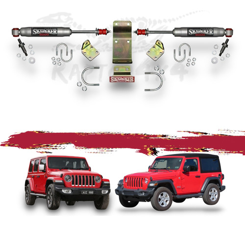 Amortiguador Direccion Dual Jeep Wrangler Jl 18-19 Skyjacker