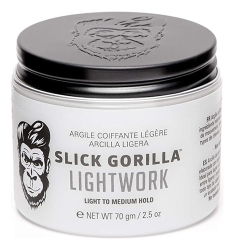 Slick Gorilla Lightwork - Arcilla Para El Peinado (2,5 Oz)