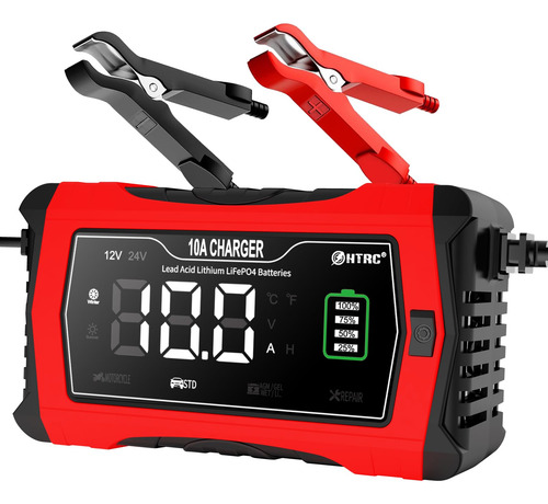 Cargador Inteligente 12v 24v Desulfatador Para Vehículos