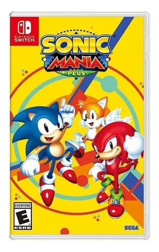 Jogo Switch Sonic Mania + Team Sonic Racing Dp Fisica