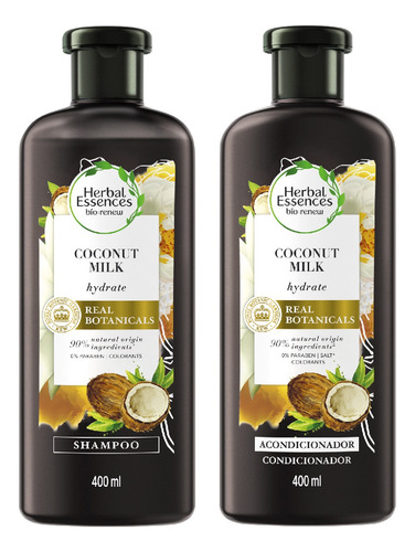 Herbal Essences Kit Coconut Milk Shampoo + Acondicionador