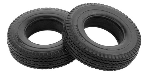 6 Peças 1/14 Rc Pneus De Borracha Para Tamiya Truck Rc