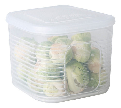 Caja De Verduras, Ajo, Fruta, Rodajas Verdes, Refrigerador F