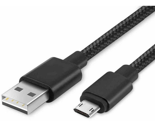 Cable Micro-usb Acordonado + Alta Calidad 3 Metros 3mt Vs