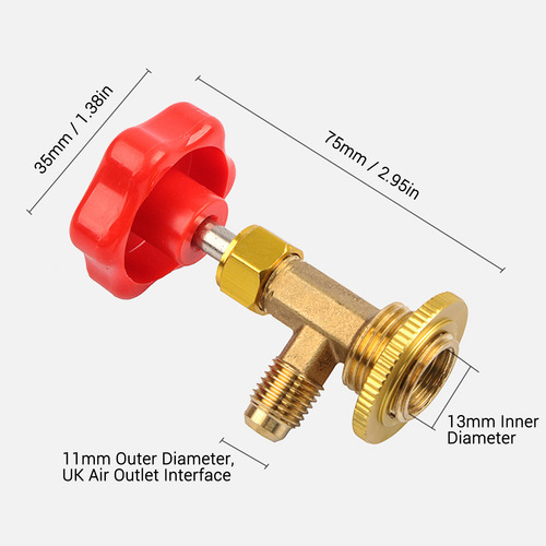 Piercing Valves Uk, Salida De Válvula De Aire (interfaz De A