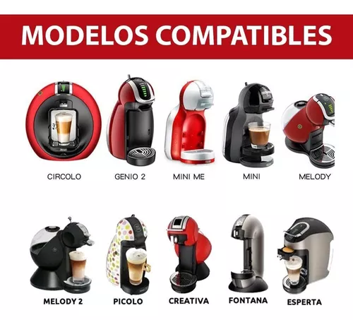 2 cápsulas recargables de acero inoxidable Dolce Gusto, filtros de café,  cápsulas de café reutilizables, compatibles con Dolce Gusto Mini Me Genio