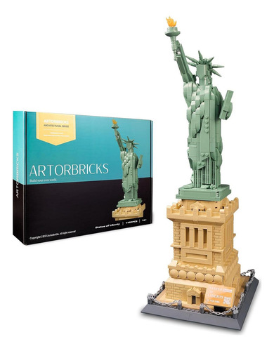 Artorbricks Estatua De La Libertad 1577 Piezas Modelo Deluxe