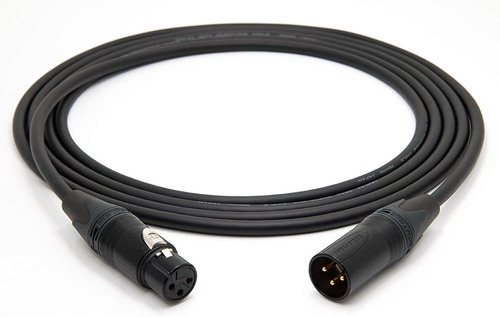 Cable de micrófono Mogami W2534, XLR Neutrik Gold, 4 m
