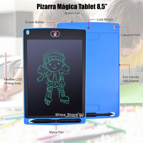 Pizarra Magica Tablet Lcd Original Dibuja Y Borra Infantil
