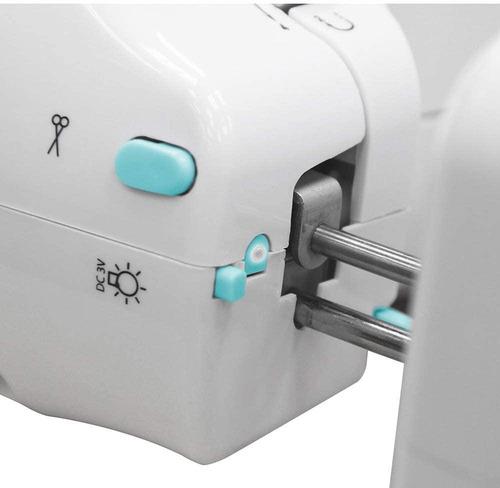 Mini Máquina De Costura Lenoxx Multi Points Branco Bivolt