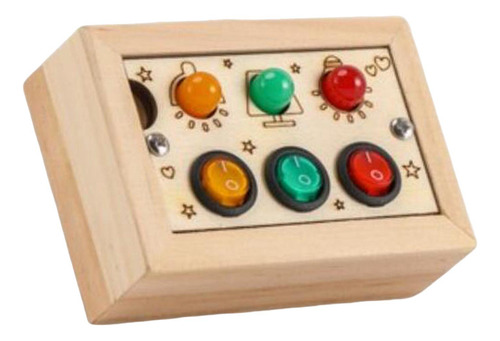 Interruptor De Luz Placa Ocupada Brinquedos Montessori