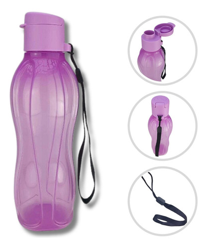 Tupperware - Botella Eco Tupper de 500 ml - Colores lilas