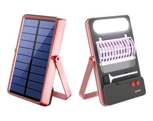 Lámpara Solar Para Matar Mosquitos Movil Recarga