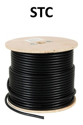 Imagen 1 de 1 de Cable Coaxial Rg6 Cca - 305m Stc Modelo Stc-rg6-305