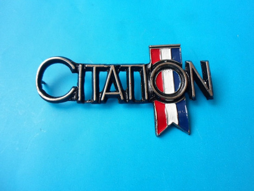 Emblema Citation Chevrolet
