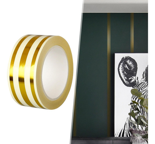 Cinta De Sellado De Azulejos, Pegatina Autoadhesiva Dorado