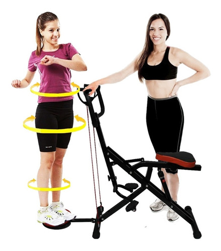Maquina Fitness Total Horse Crunch Cilindro Gratis Parches