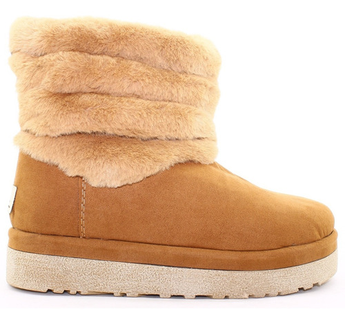 Bota Pantubota Mujer Plataforma Peluche Invierno 2380 Carg