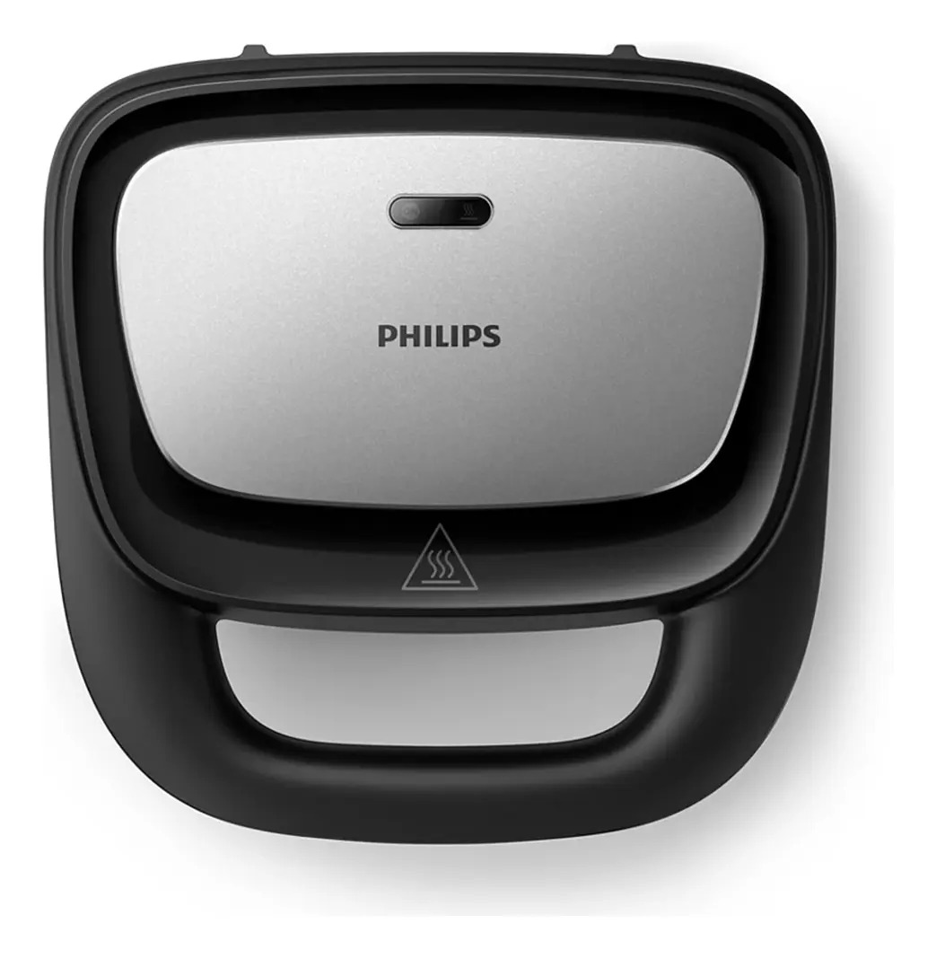 Sandwichera Philips 3 En 1 Paninis Waffles Y Sándwiches Color Gris