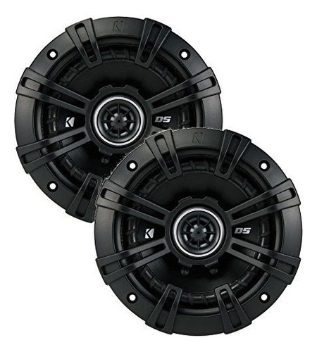Alto-falantes Kicker de 5,25 polegadas 43dsc504 Dsc504 Dsc50 Ds Series 200w Max 50w Rms 2 vias, preto, cor preta, 2