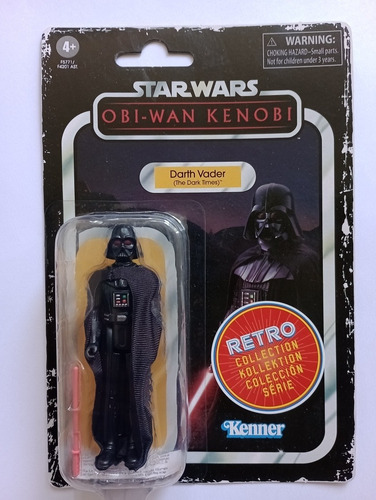 Darth Vader Figura Retro Colección Kenner Tributo Ojos Rojos (Usado)