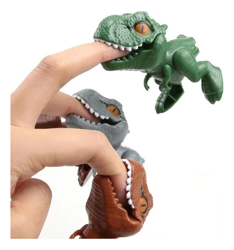 Dinosaurio Mordelón Sorpresa Juguete Muñeco Finger Jurassic